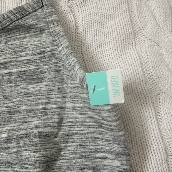 Victoria’s Secret Pink Bralette Bra Grey Black Size L | Strappy Back - Picture 3 of 10